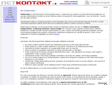 Tablet Screenshot of netkontakt.biz